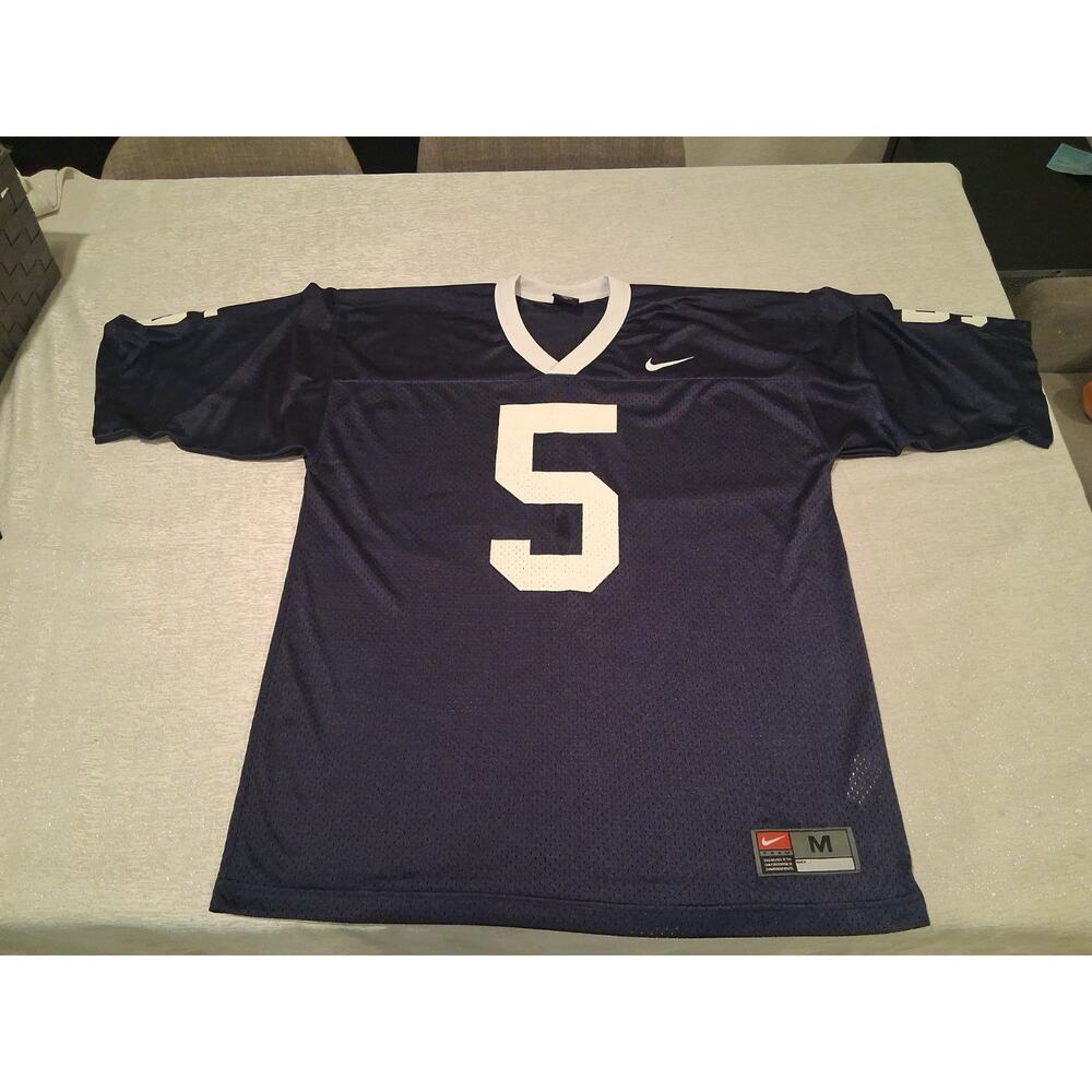 Vintage Y2K Nike Penn State Nittany Lions Football Jersey #5 Navy Blue Men's M